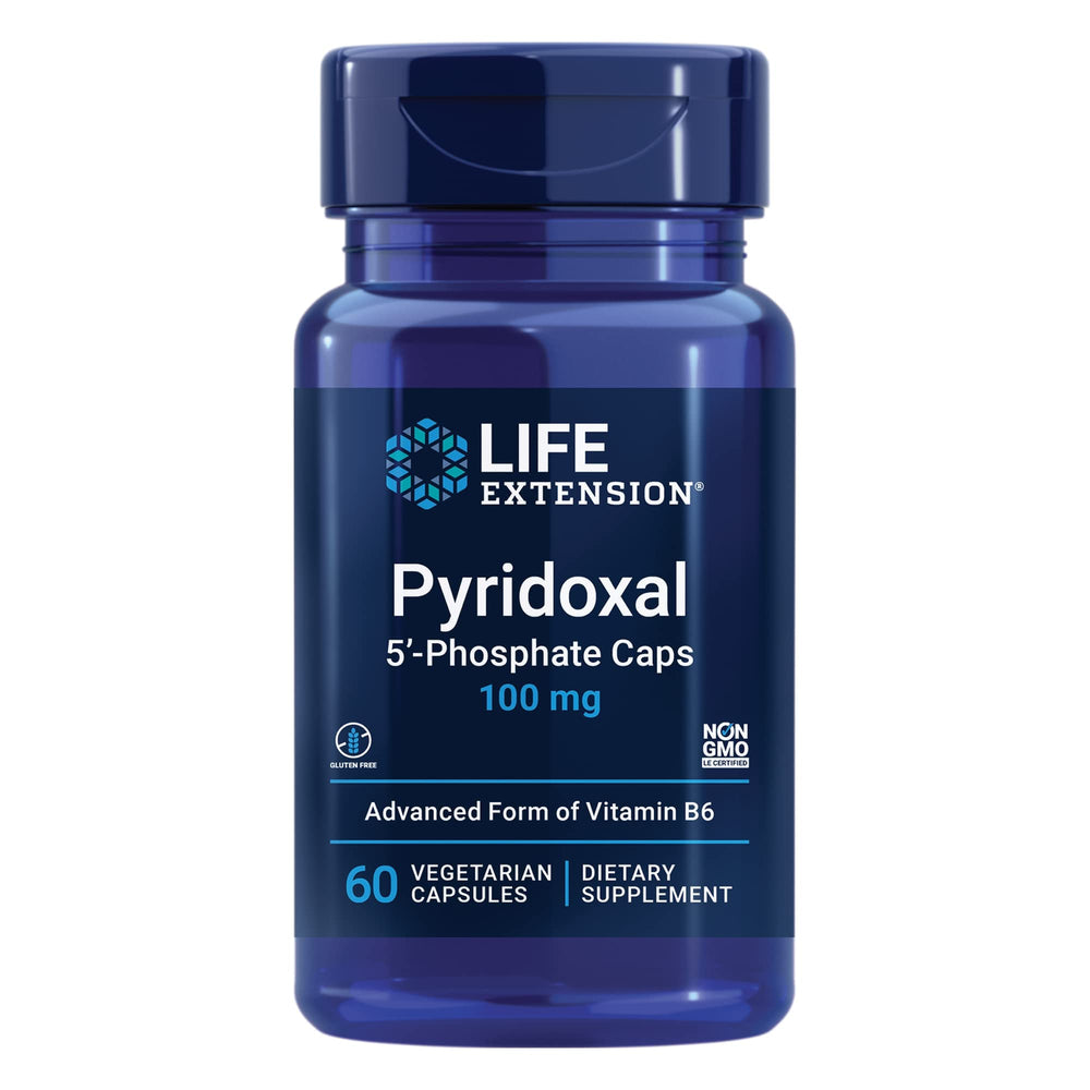 Life Extension Pyridoxal 5'-Phosphate Caps bottle pour supporting daily routine.