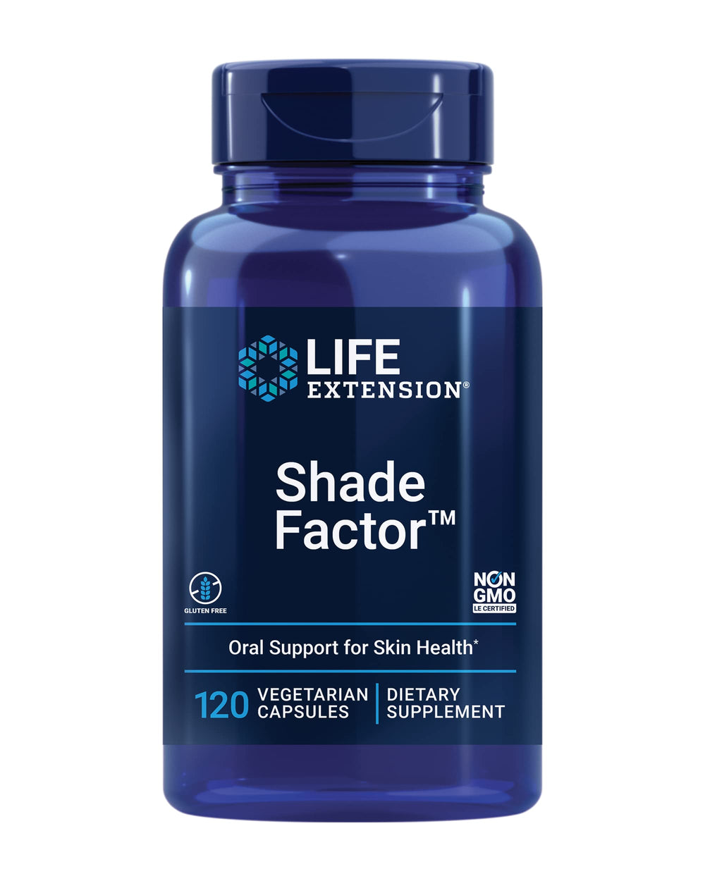 Life Extension Shade Factor bottle front showing label for skin support