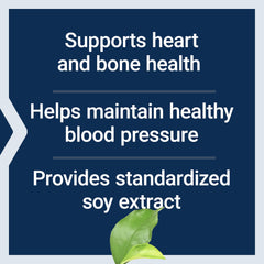 Life Extension Soy Isoflavones label detail highlights 40% isoflavones.