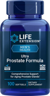 Life Extension Ultra Prostate Formula bottle front view for daily urinary support