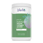 Life-Flo hydrolyzed collagen bottle pour highlights easy serving for daily beauty benefits