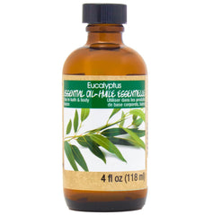 Life Of The Party Eucalyptus Essential Oil 4 oz bottle, ideal for DIY soaps and scrubs.