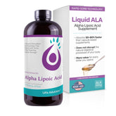 Life Solutions Liquid Alpha Lipoic Acid bottle for easy daily dosing.
