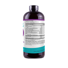 Pouring Life Solutions Liquid Super B-Complex into a glass for natural energy