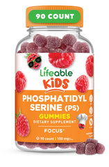 Lifeable PS100 Kids Raspberry Gummies offer tasty focus support for kids