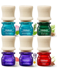 Lifelines Bright Botanicals 6-pack bottles with long-lasting diffuser aroma.