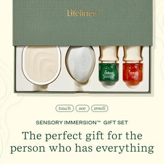 Lifelines grounding stone texture, tactile focus to help calm the mind.
