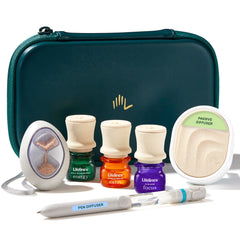 Lifelines Everyday Diffuser in the travel case delivering on-the-go calming aromas