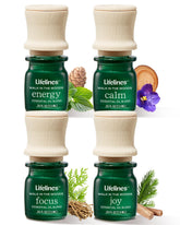 Lifelines Walk in the Woods Joy bottle with precision pump for easy diffuser use.