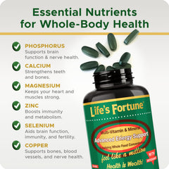 Life's Fortune label packaging with clear ingredient listing.