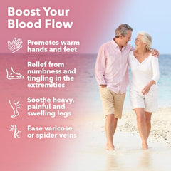 LifeSeasons Circulari-T bottle label emphasizing vascular health