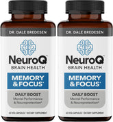 LifeSeasons NeuroQ bottle with capsules supporting cognitive performance.