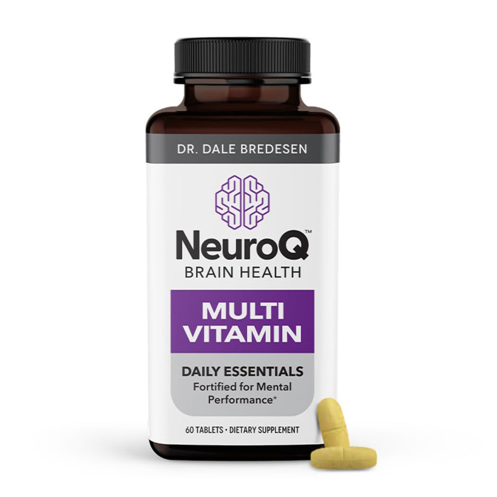LifeSeasons NeuroQ Daily Essentials bottle front view showing brain and body support