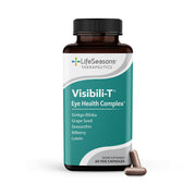 LifeSeasons Visibili-T bottle front showing eye health support for daily use