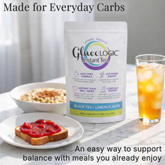 LifeSense GlucoLogic tea with lemon zest delivers bright flavor and mindful carb notes.