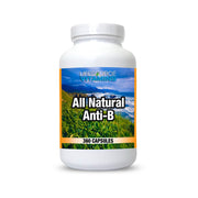 LifeSource Vitamins All Natural Anti-B bottle label highlights echinacea and garlic for immune support.