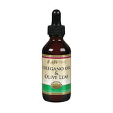 LIFETIME oregano oil olive leaf drops bottle for daily immune support.