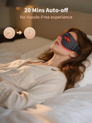 LightinMax eye mask strap adjustment ensures comfortable fit during routine use
