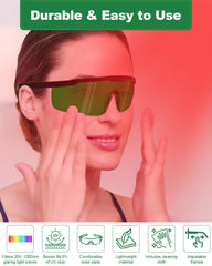 LightMeUp adjustable temples for a secure, customizable fit