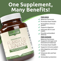 Lignans For Life organic flaxseed ingredients highlighting quality omega-3 and lignans