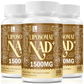 LIGUSTERI liposomal NAD+ bottle highlighting premium energy support.