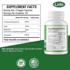 LIIFE capsules close-up show vegan capsules for clean, plant-based support.