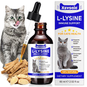 Liiutry Lysine for Cats bottle on counter suggesting daily immune support