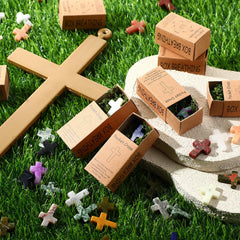 Liliaafar pocket cross boxes 50-pack, perfect gift-ready packaging for inspiration.