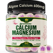 LILICARE calcium gummies bottle front, vegan sugar-free wellness option for daily bone support.