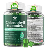 LILICARE Chlorophyll Gummies front bottle display natural immune and digestion support.