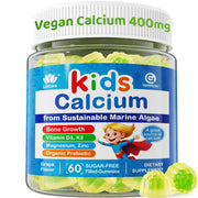 Lilicare Kids Calcium Gummies bottle for daily sugar-free bone support