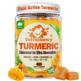 LILICARE liposomal turmeric chews in jar for convenient daily support