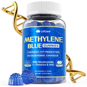 LILICARE Methylene Blue Gummies bottle with cognitive support and steady energy.