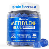 LILICARE Methylene Blue Gummies bottle front hints at cognitive support.