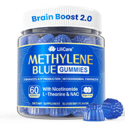 LILICARE Methylene Blue Gummies bottle front hints at cognitive support.