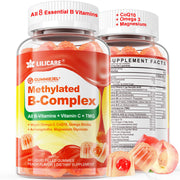 LILICARE Super Methylated B Complex Gummies bottle front for daily support