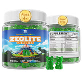 LILICARE Zeolite Gummies illustrate heavy metals detox concept in a kid-friendly berry chew
