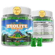 LILICARE Zeolite Gummies illustrate heavy metals detox concept in a kid-friendly berry chew