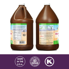Lily of the Desert Aloe Vera Gel bottle pour ready for a healthy sip