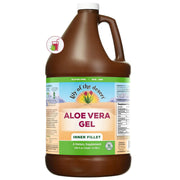 Lily of the Desert Aloe Vera Gel inner fillet bottle showcases pure gel for wellness