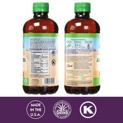 Lily of the Desert aloe juice gelly sachet included for on-the-go use