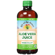Lily Of The Desert Aloe Vera Juice inner fillet bottle for daily wellness.