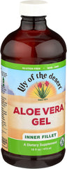 Lily of the Desert Aloe Vera Gel bottle designed for gentle daily digestion support.