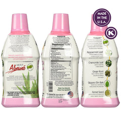 Lily of the Desert Stomach Formula pour scene highlighting easy dosing