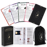 Lionpower Healing Crystals deck cover for beginner-friendly inspiration and guidance.
