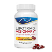 Lipotriad Visionary Eye Vitamins bottle shown for daily eye support