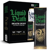 Liquid Death Severed Lime electrolyte stick dissolving for quick hydration on the go.