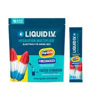 Liquid I.V. Hydration Multiplier Popsicle Firecracker packet ready for quick on-the-go hydration