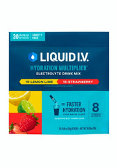 Liquid I.V. 30-pack on-the-go packets for quick hydration.