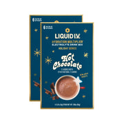 Liquid I.V. Hydration Hot Chocolate packaging with limited edition design for cozy hydration